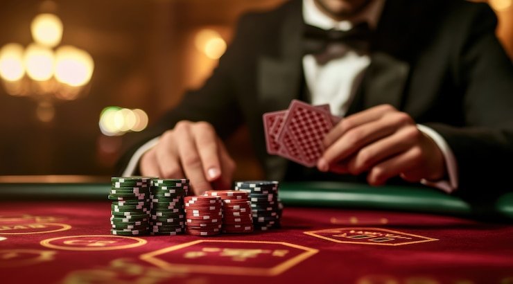 Simbol pengingat responsible gaming dan kontrol hiburan digital